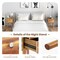 Costway End Table W/Drawers and Storage Wooden Mid-Century Accent Side Table Multipurpose for Bedroom, Living Room Home Furniture Nightstand